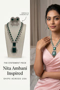 Nita Ambani Inspired American Diamond Necklace Set