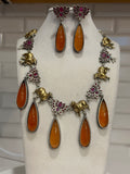 The statement Nandhi Necklace