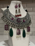 Premium Quality Hasli Necklace with carved stones