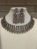 American Diamond Choker Set