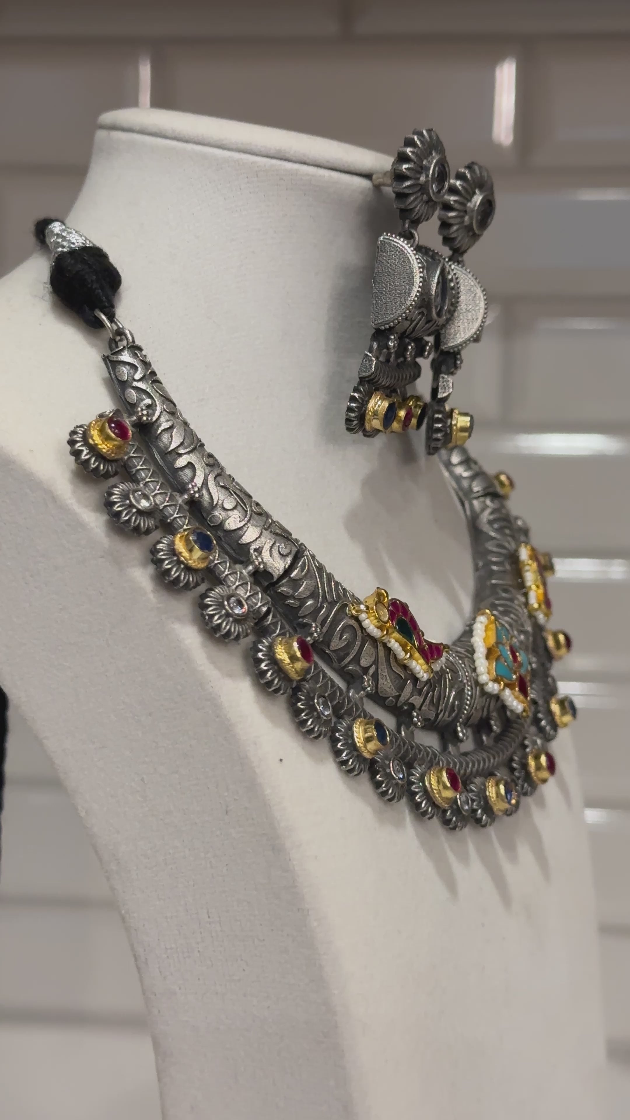 Royal Rang Mahal Choker Set – Handmade Indian Fashion Jewelry